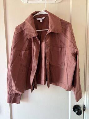 Old Navy Women's Dusty Rose Utility Jacket